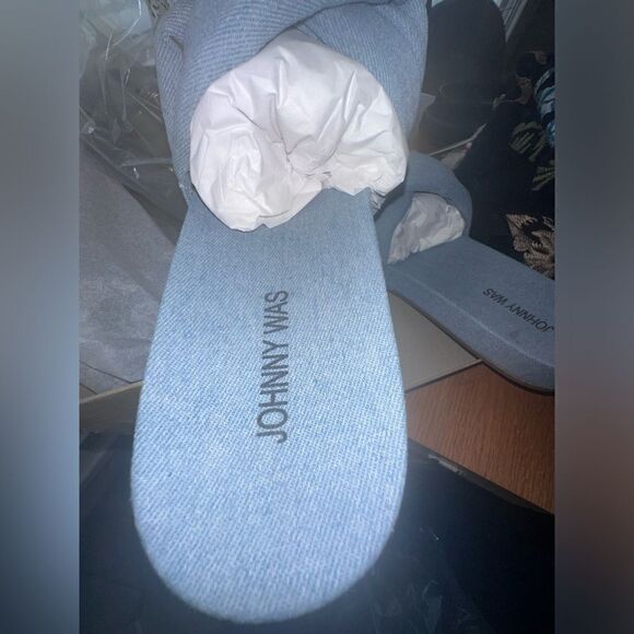 Johnny Was | NIB Ojai Sandals Blue Denim Size 10 - Picture 7 of 7